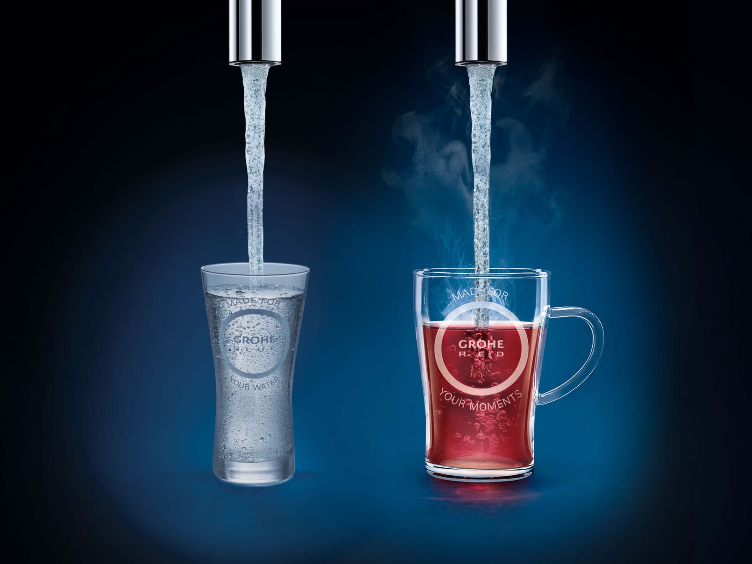 GROHE Blue vs GROHE Red – hvad er forskellen?